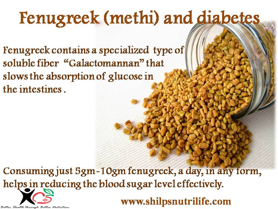 Fenugreek (methi) and diabetes