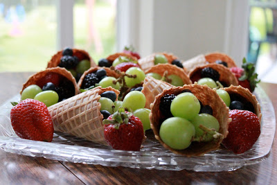Celebrate this season with “Fruit cones”