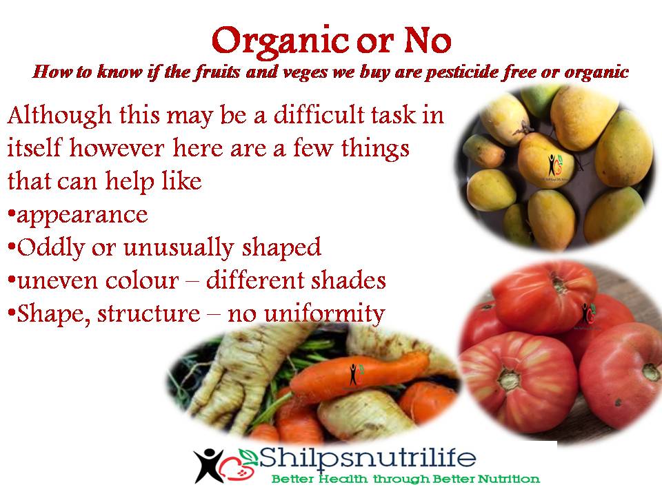 Organic or No (fruits and veges)