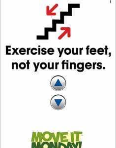 Move your feet, not your fingers