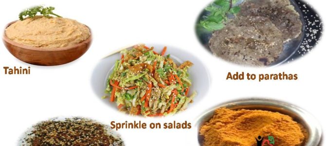 Culinary uses of Sesame seeds (til)