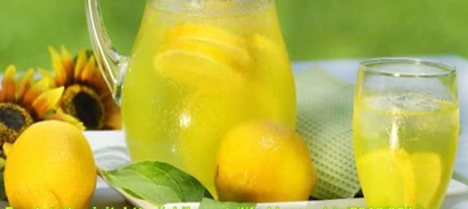 Lemon juice – Healthy Summer drinks