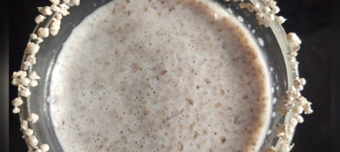 Ragi(nachni) milkshake – the energizing super drink