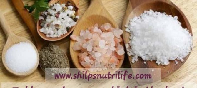 Salt  salt salt… Table or sea which is the best?
