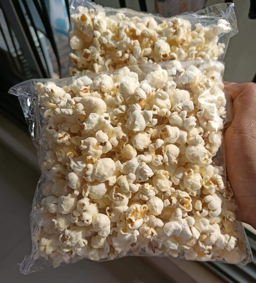 Sand roasted popcorn
