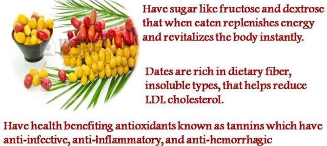 Fresh dates health benefits