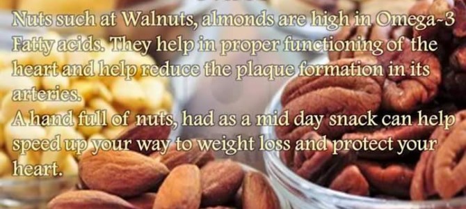 Heart healthy foods – NUTS