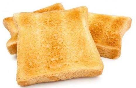 Toasted bread is easier to digest