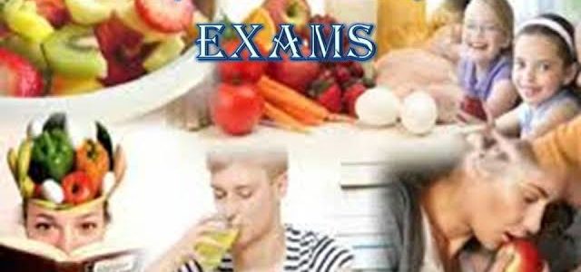 Nutrition during exams